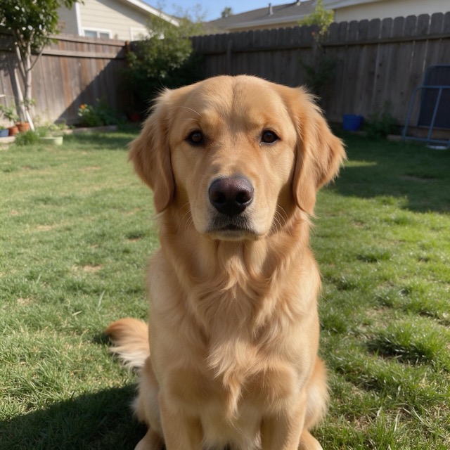 Dog: input photo for the Hit the Road Dude example